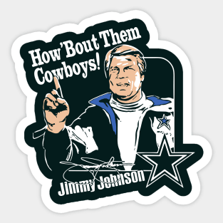 Jimmy Johnson Ring Of Honor How ‘Bout Them Cowboys Sticker